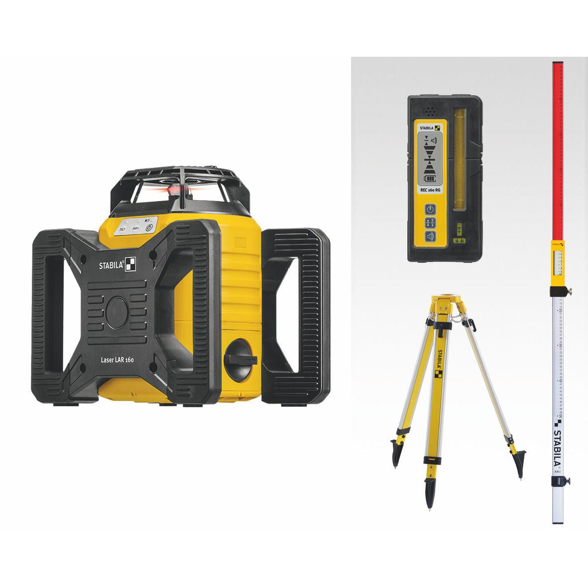 Stabila LAR 160 rotating laser level for site levelling and setting out