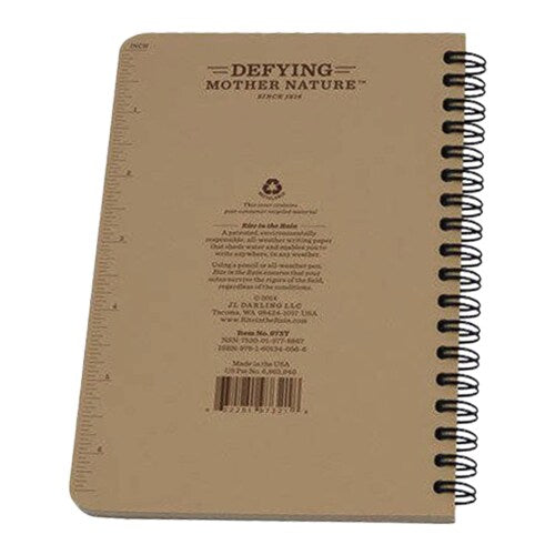 Rite in the Rain Waterproof Side-Spiral Notebook – Universal All-Weather Field Notes