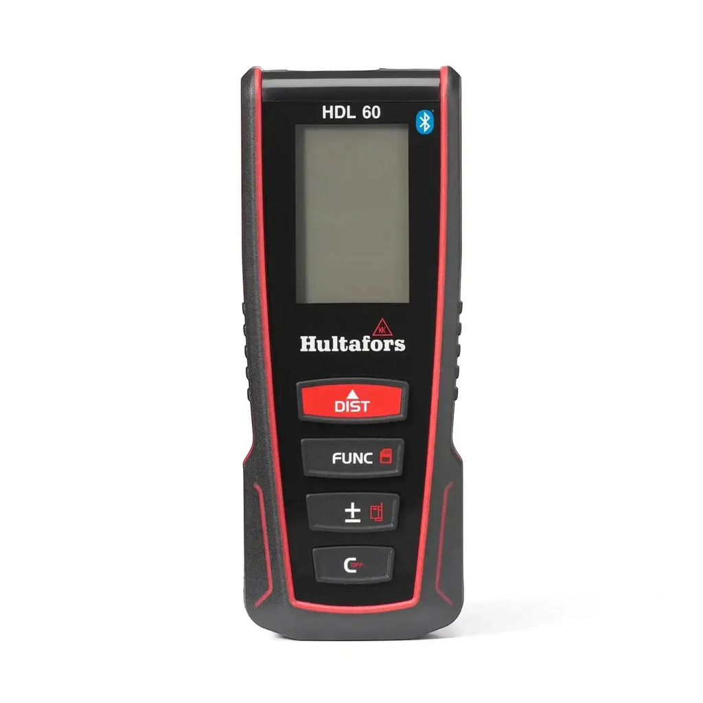 Hultafors HDL 60 Laser Distance Meter – 60m with Bluetooth