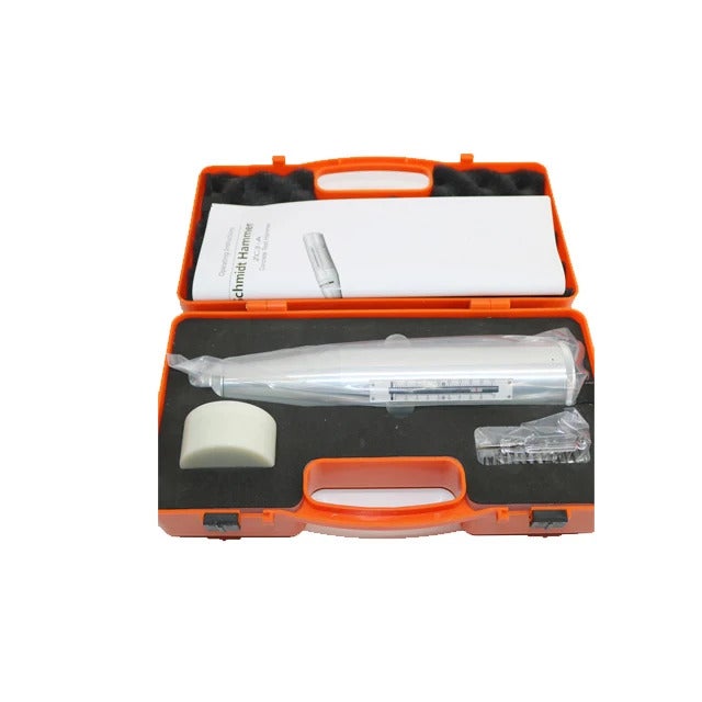 Schmidt rebound hammer for non-destructive concrete strength testing
