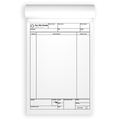 Pack of 10 A4 trial pit log book field pads for site investigation team and project bulk supply