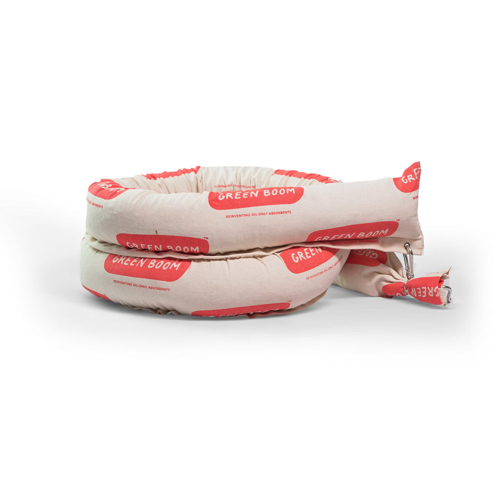 Green Boom Oil-Only Absorbent Booms – Medium (Pack of 4)