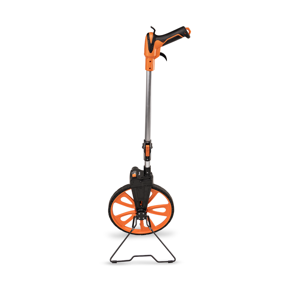 Measuring wheel mechanical counter reading in metres to 0.1 m