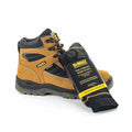 DeWalt Harwich waterproof safety boot with work socks for site investigation