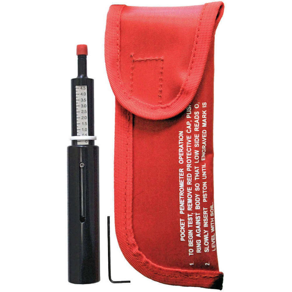 Pocket penetrometer handheld soil strength tester for site investigation field logging