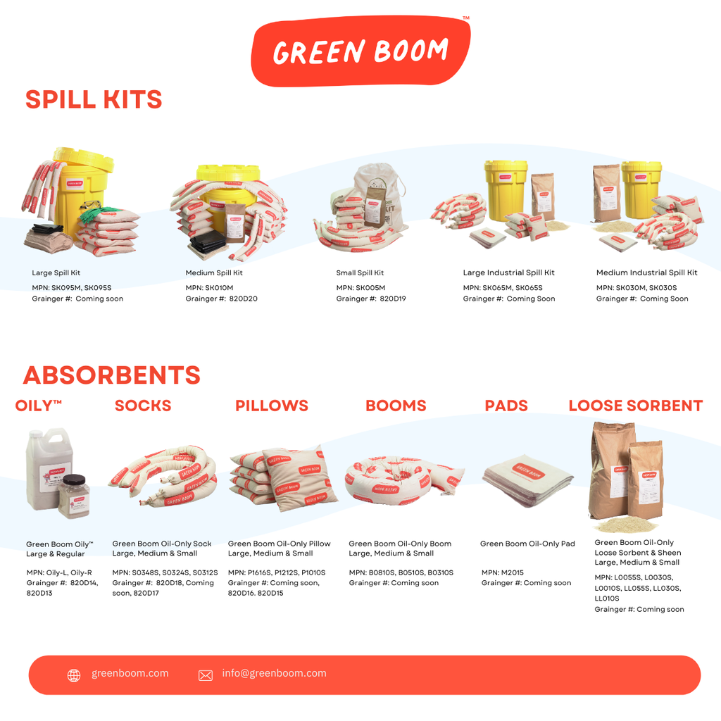 Green Boom Oily™ Oil-Degrading Remediation Material – Small