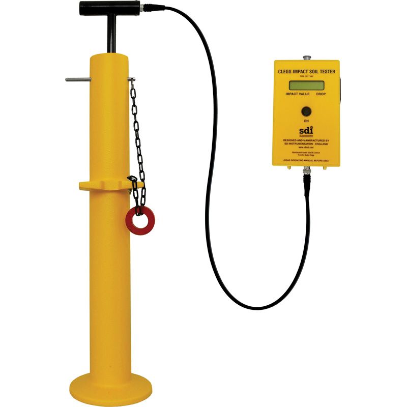 Clegg Hammer 4.5kg impact soil tester for in-situ soil compaction and bearing capacity site investigation
