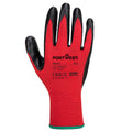 Portwest A310 nitrile grip gloves for site investigation and construction