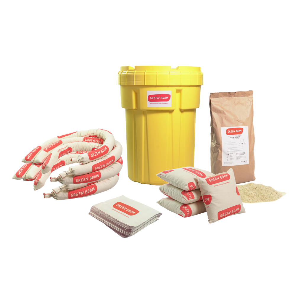 Green Boom Oil-Only Industrial Spill Kit – Medium (215L Absorbency)