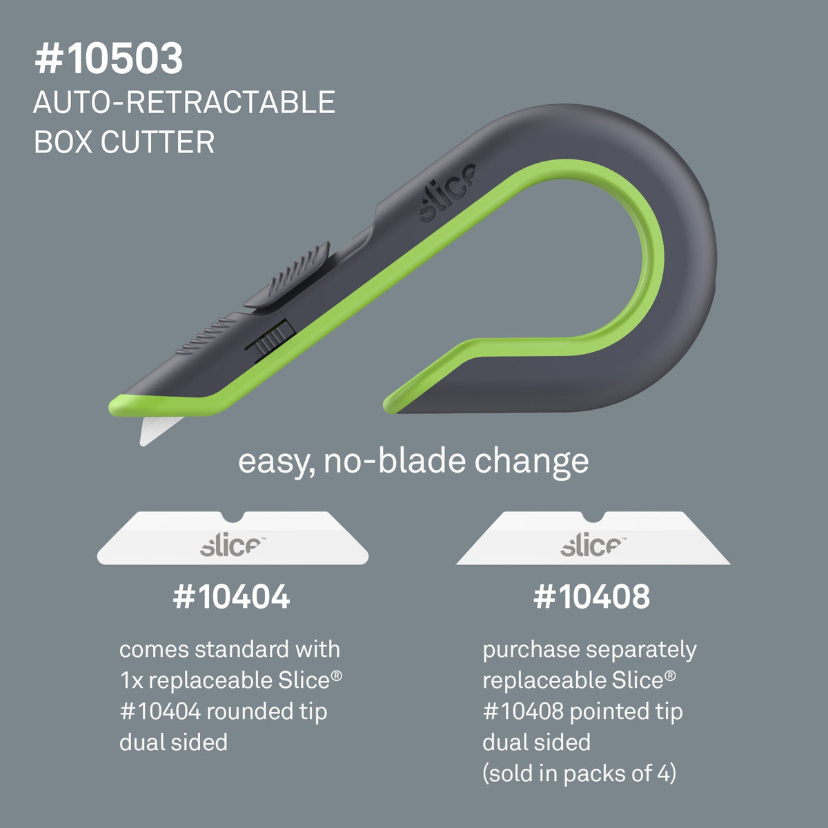 Slice 10503 Auto-Retractable Box Cutter