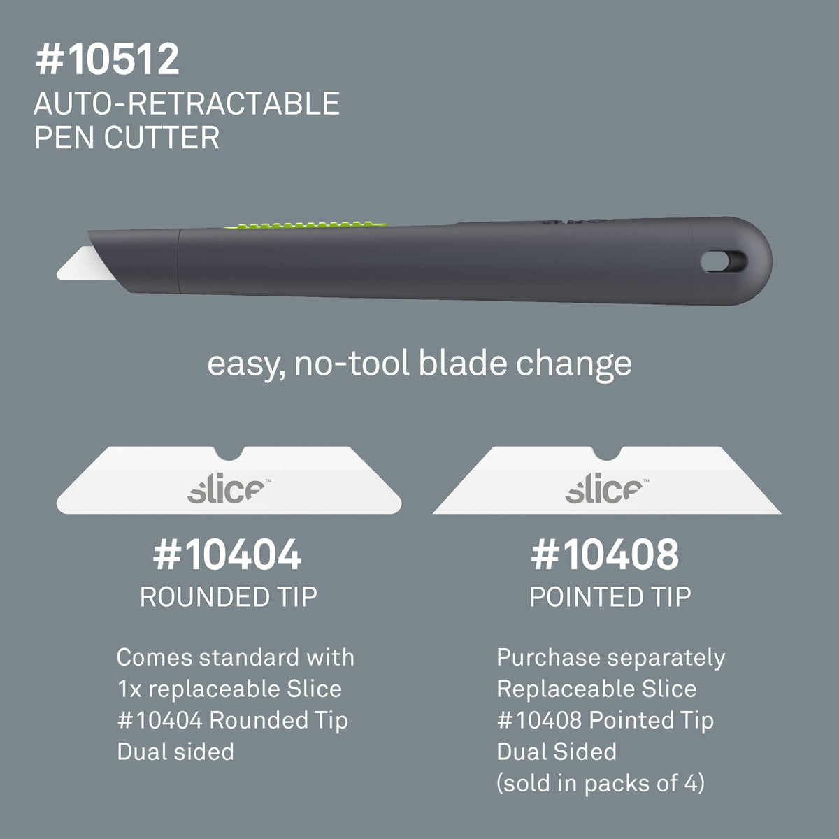 Slice 10512 Auto-Retractable Pen Cutter