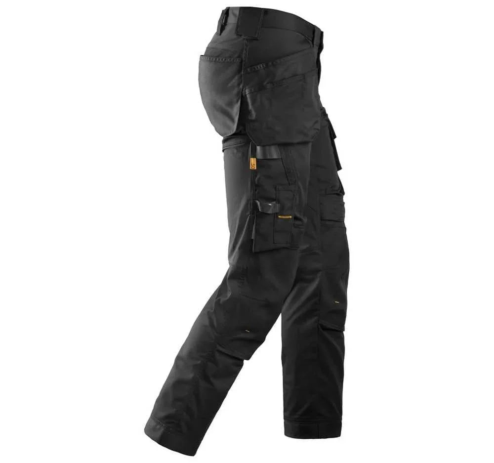 Snickers 6241 AllroundWork Stretch Holster Pocket Trousers – Black