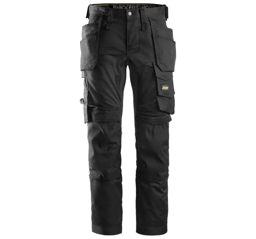 Snickers 6241 AllroundWork Stretch Holster Pocket Trousers – Black