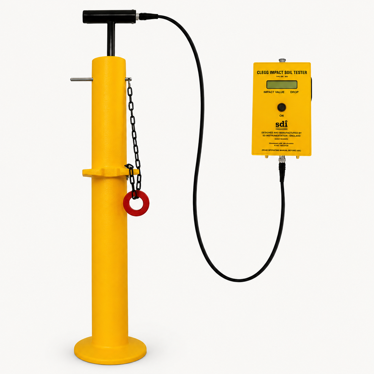 Clegg Hammer 4.5kg impact soil tester with digital readout