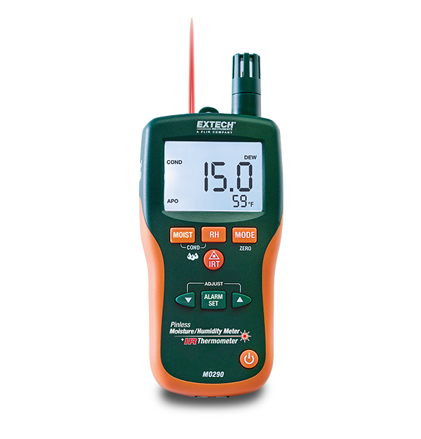 Extech MO290 Pin and Pinless Moisture Meter
