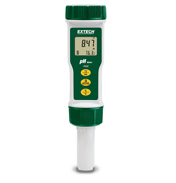 Extech PH90 Waterproof pH and Temperature Meter