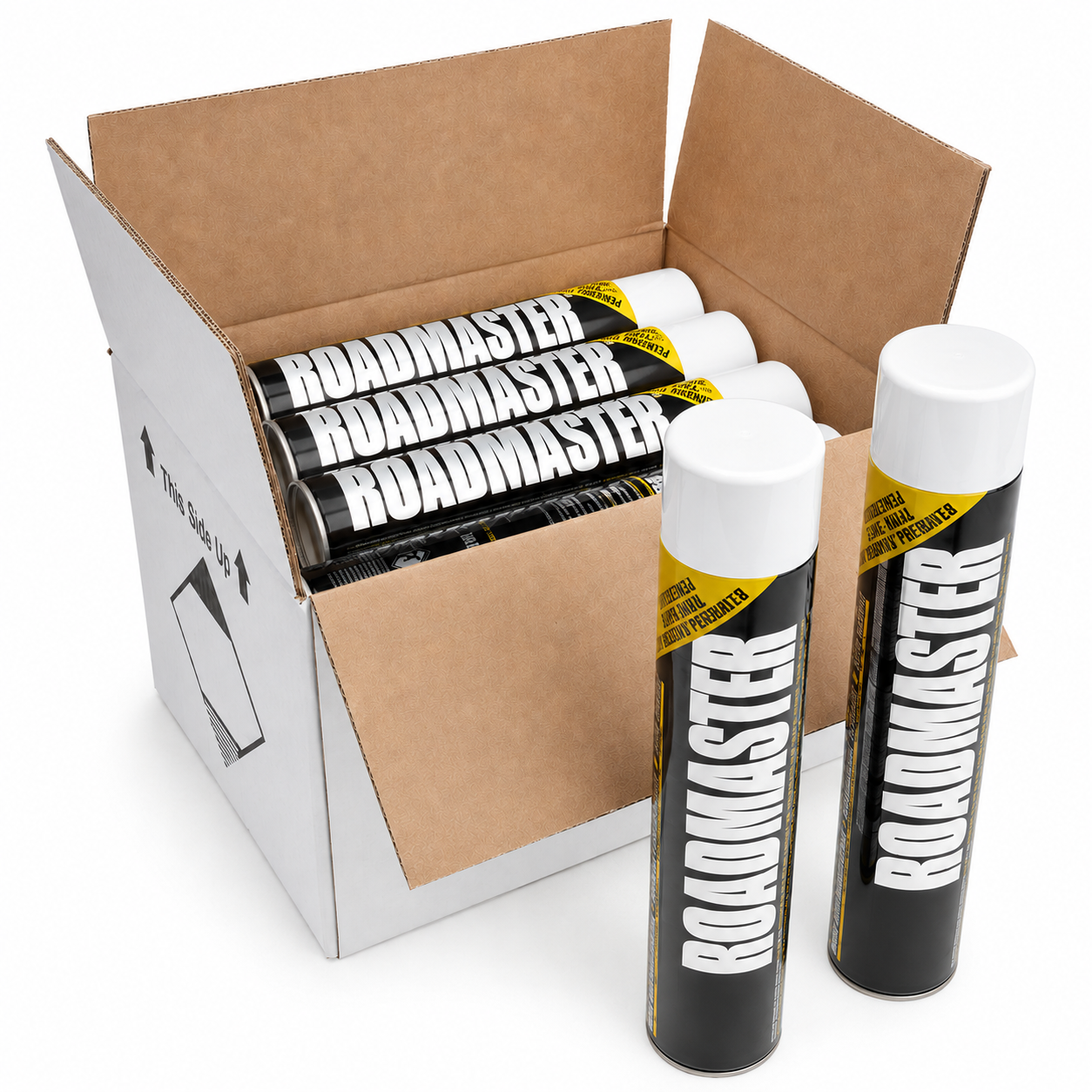 Roadmaster white line marking paint 750ml box of 12