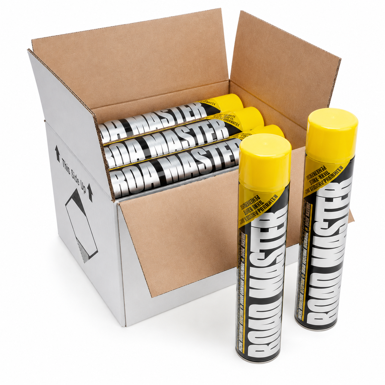 Roadmaster yellow line marking paint 750ml box of 12